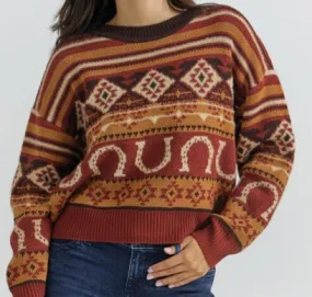 112353316 - Wrangler Women's Sweater Retro Punchy