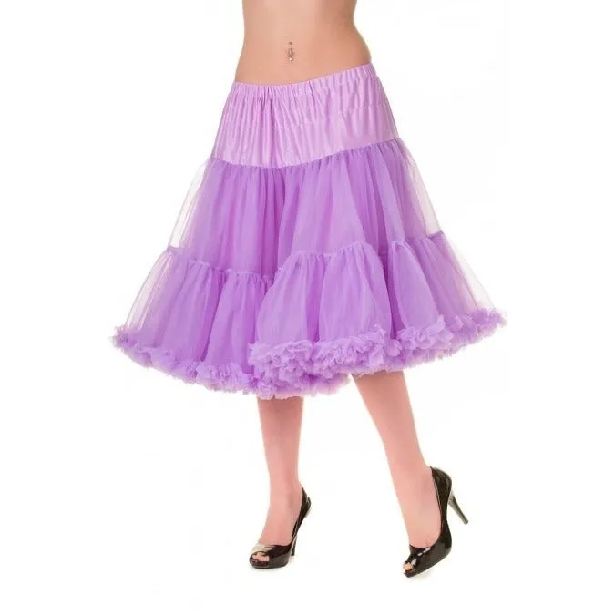 50s Rockabilly Vintage Lavender Petticoat Skirt - Extra Volume