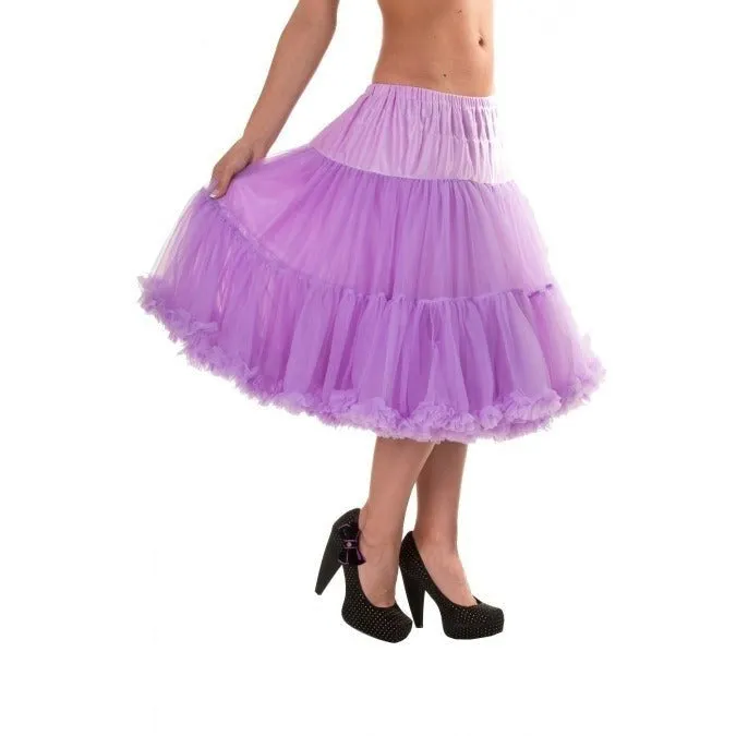 50s Rockabilly Vintage Lavender Petticoat Skirt - Extra Volume