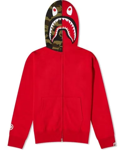 A Bathing Ape Men's Shark Full Zip Hoody