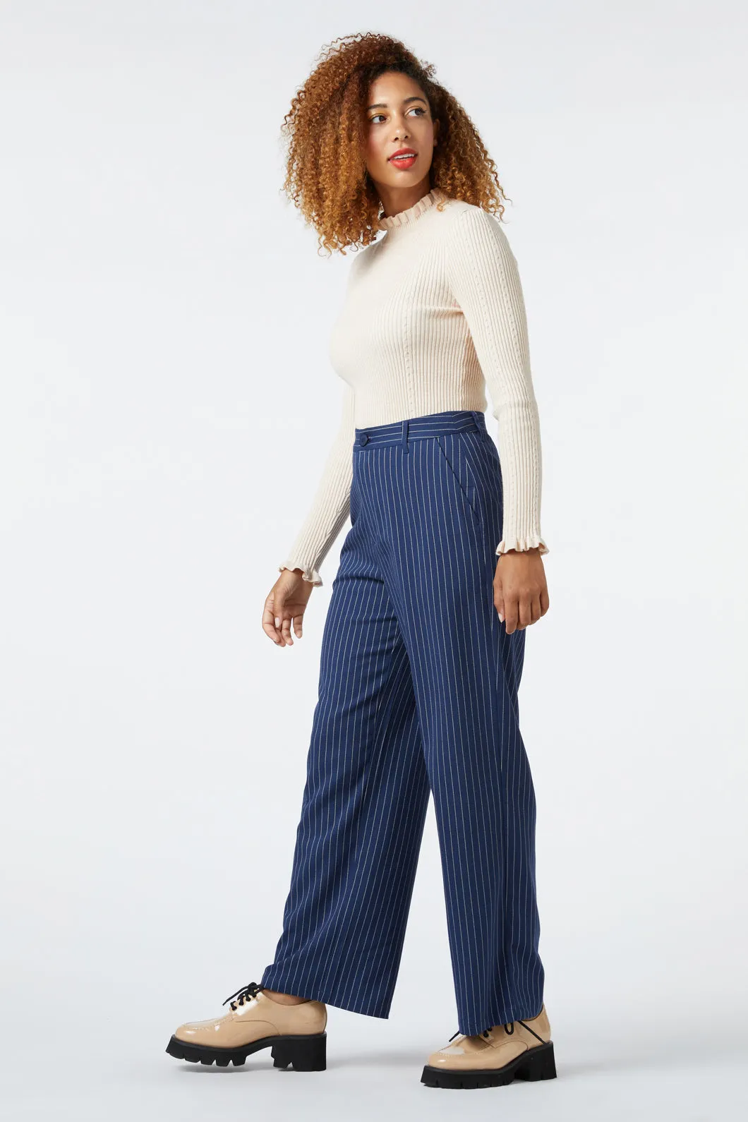 Pinstripe Abigail Pant