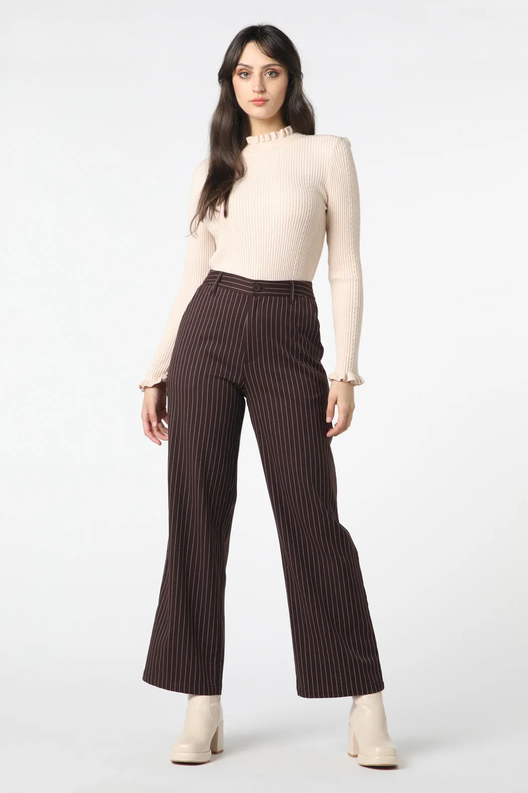 Pinstripe Abigail Pant