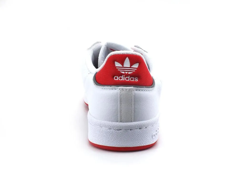 ADIDAS Continental 80 White Red Grey Stripes Sneaker GZ6261