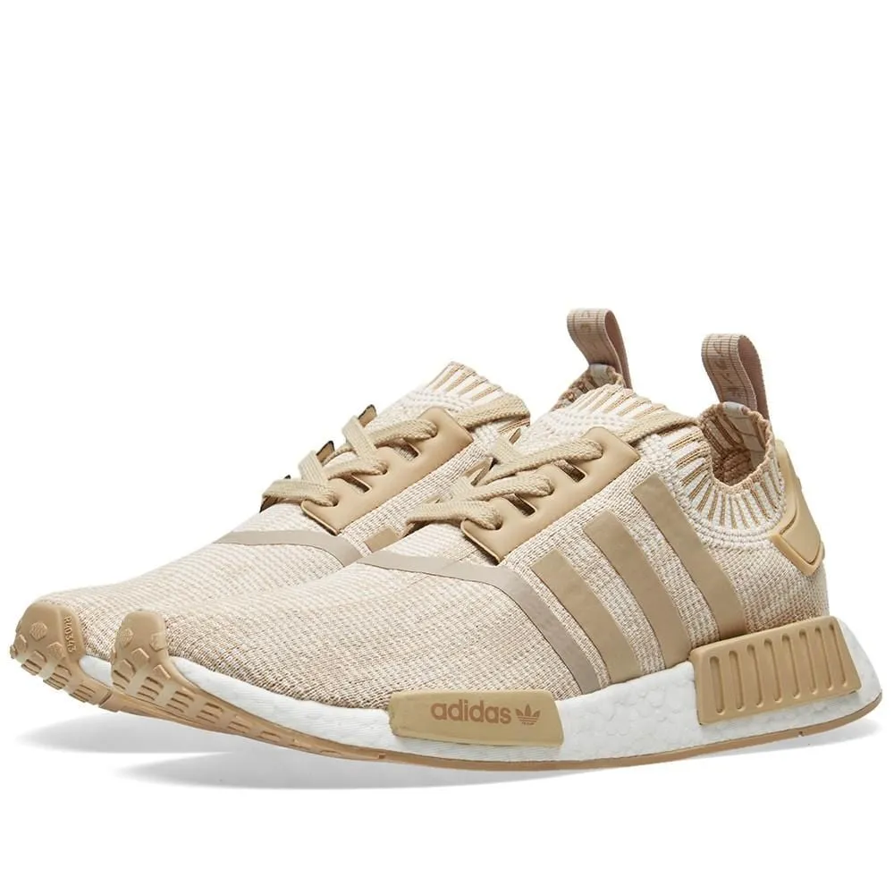 Adidas NMD R1 Primeknit Glitch Camo Linen Khaki Off White