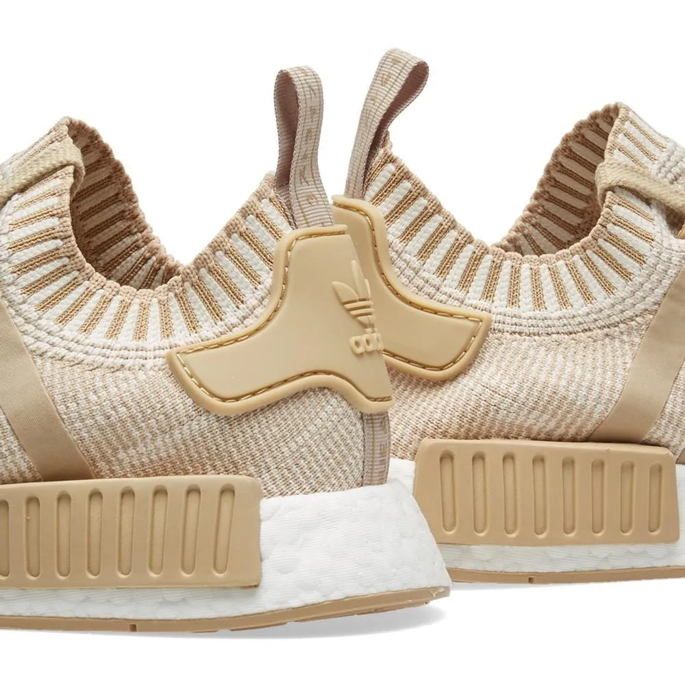 Adidas NMD R1 Primeknit Glitch Camo Linen Khaki Off White