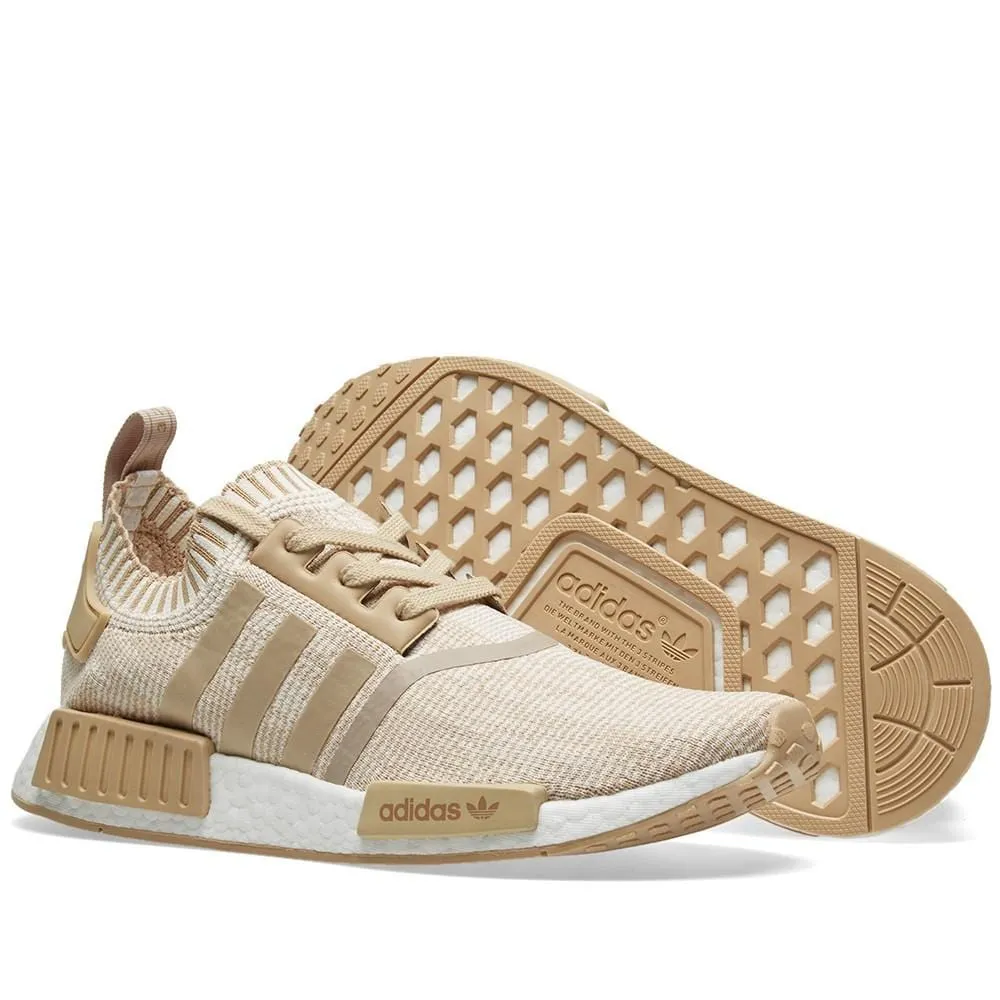 Adidas NMD R1 Primeknit Glitch Camo Linen Khaki Off White