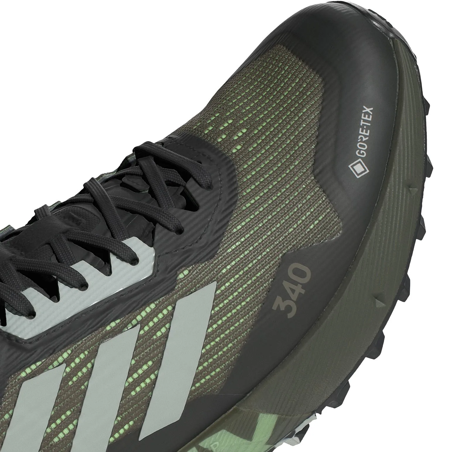 Olive Strata Terrex Agravic Flow GORE-TEX 2.0 Trailrunning Shoes for Men by adidas TERREX