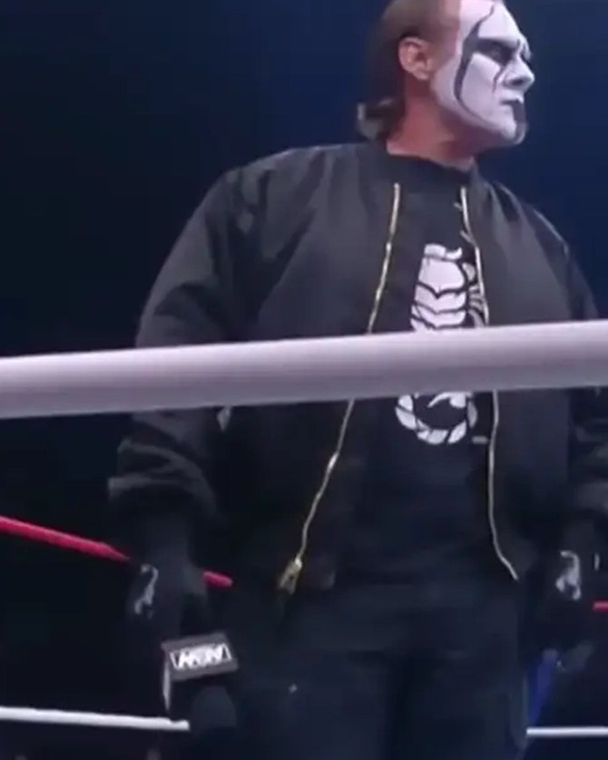 Aew Dynamite Sting Bomber Jacket