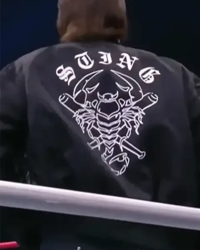 Aew Dynamite Sting Bomber Jacket