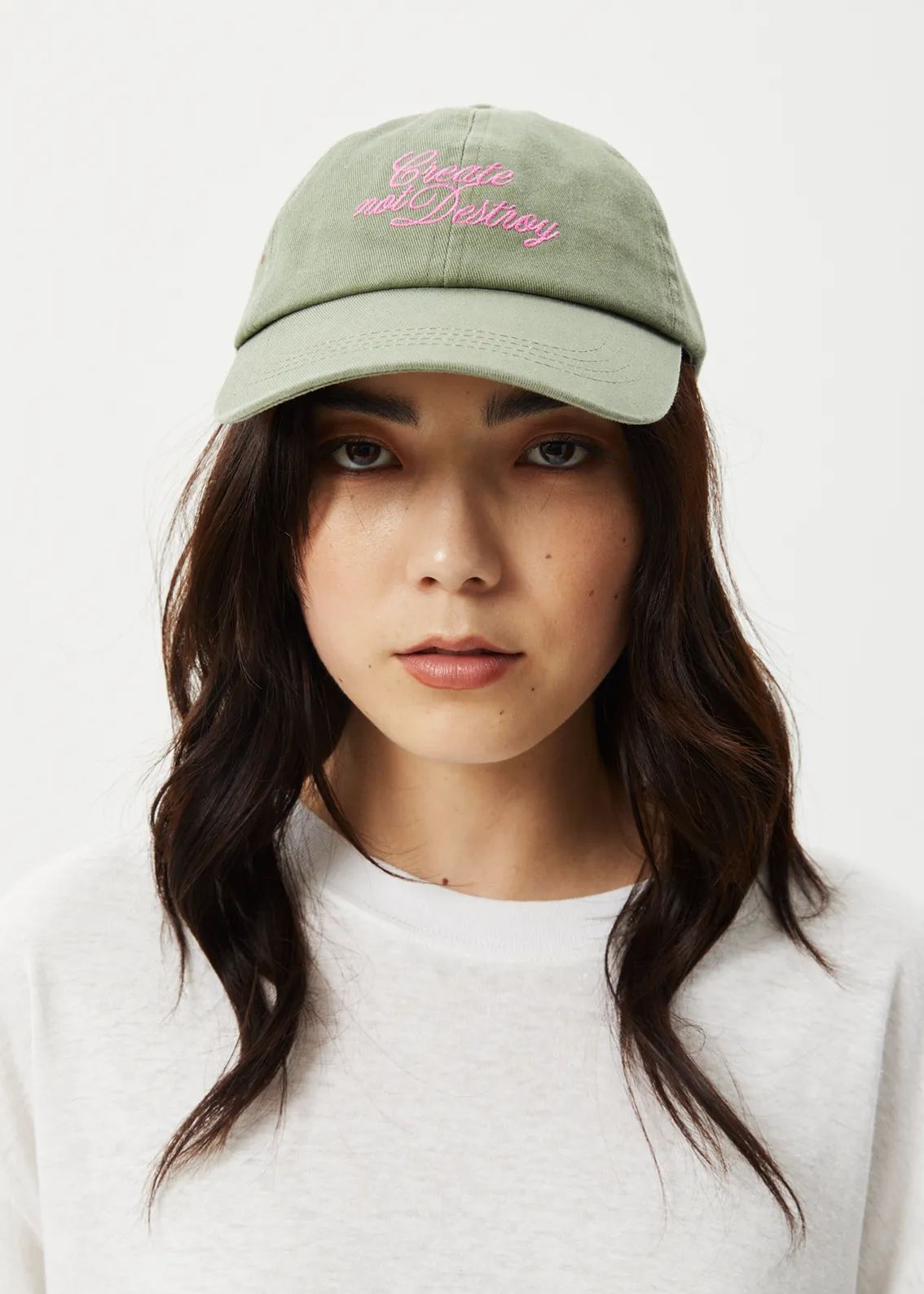 AFENDS Women's Olive Panelled Cap - Shop Now