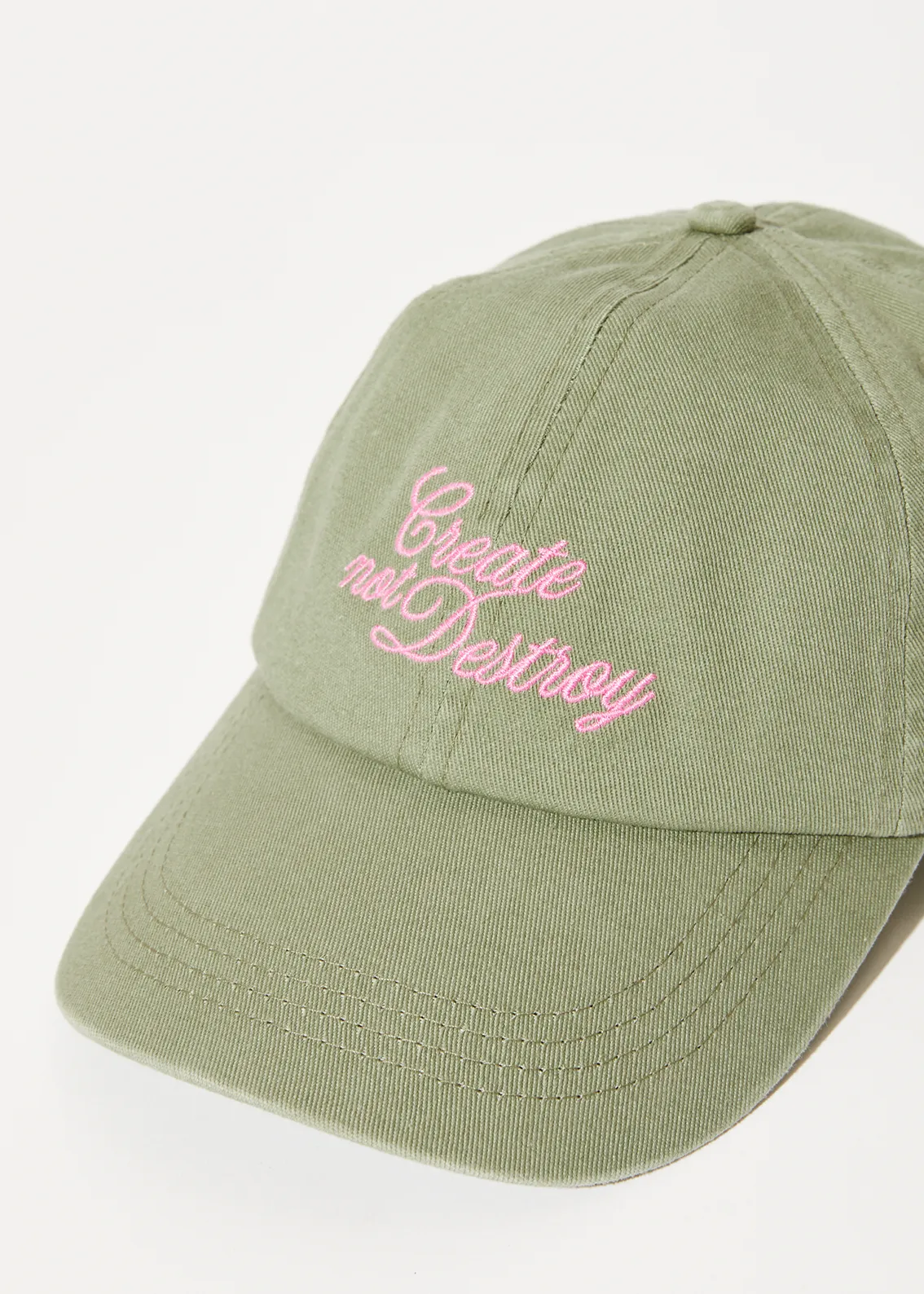 AFENDS Women's Olive Panelled Cap - Shop Now