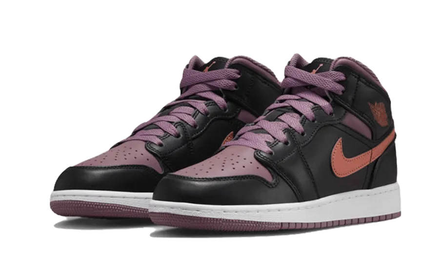 Air Jordan 1 Mid Black Sky J Mauve - Shop Now