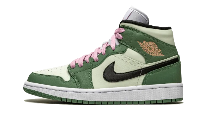 Air Jordan 1 Mid Dutch Green - Air Jordan 1 Mid Green.