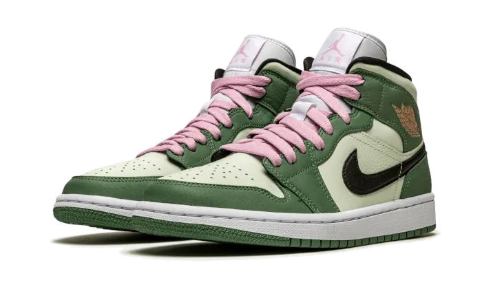 Air Jordan 1 Mid Dutch Green - Air Jordan 1 Mid Green.