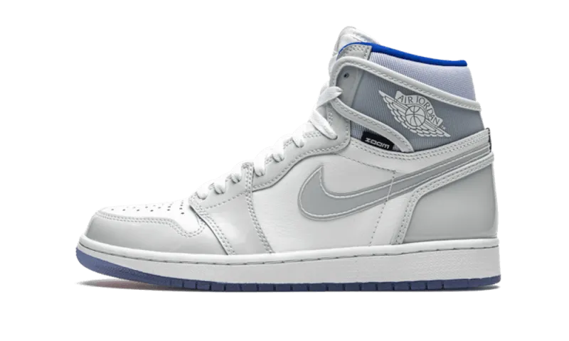 Air Jordan 1 White Racer Blue High Zoom