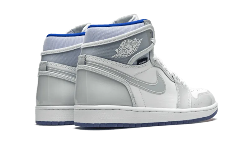 Air Jordan 1 White Racer Blue High Zoom