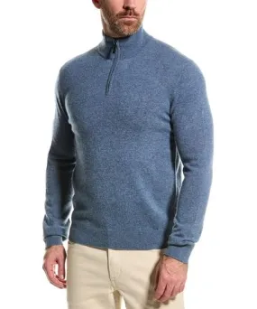 Alashan Cashmere Mock 1/4-Zip Sweater