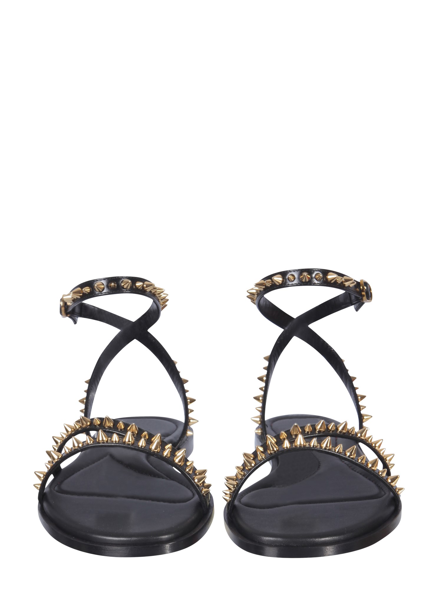 Alexander McQueen Leather Studded Sandals