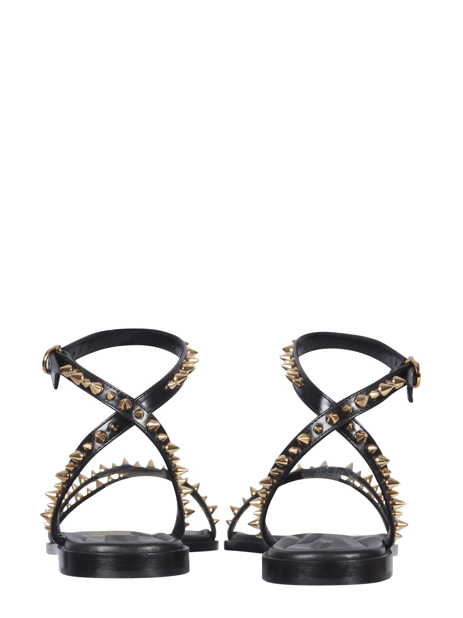 Alexander McQueen Leather Studded Sandals