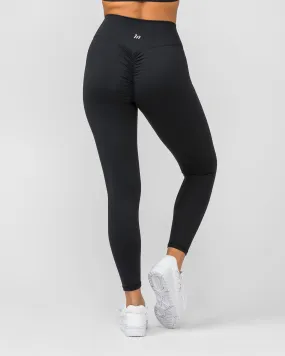 Ankle-Length Leggings with Scrunch Detail