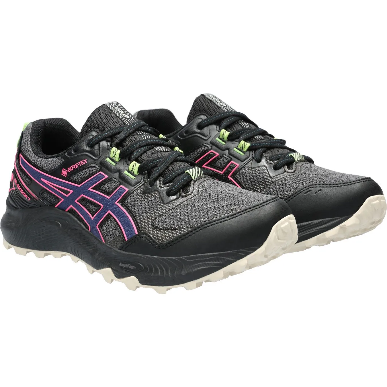 Graphite Grey Gel-Sonoma 7 GORE-TEX Trailrunning Shoes for Women by ASICS