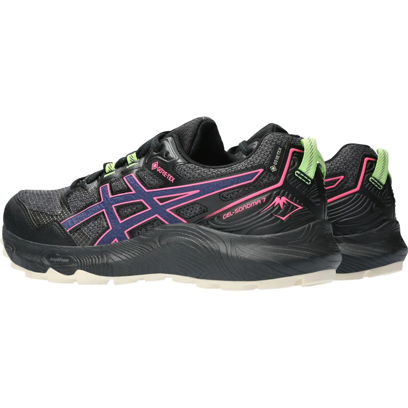 Graphite Grey Gel-Sonoma 7 GORE-TEX Trailrunning Shoes for Women by ASICS