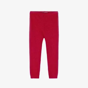 Red Lurex Leggings for Baby Girls