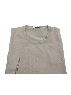 Ballantyne R-Neck Blue Beige Sweater - Man's Pull Art.