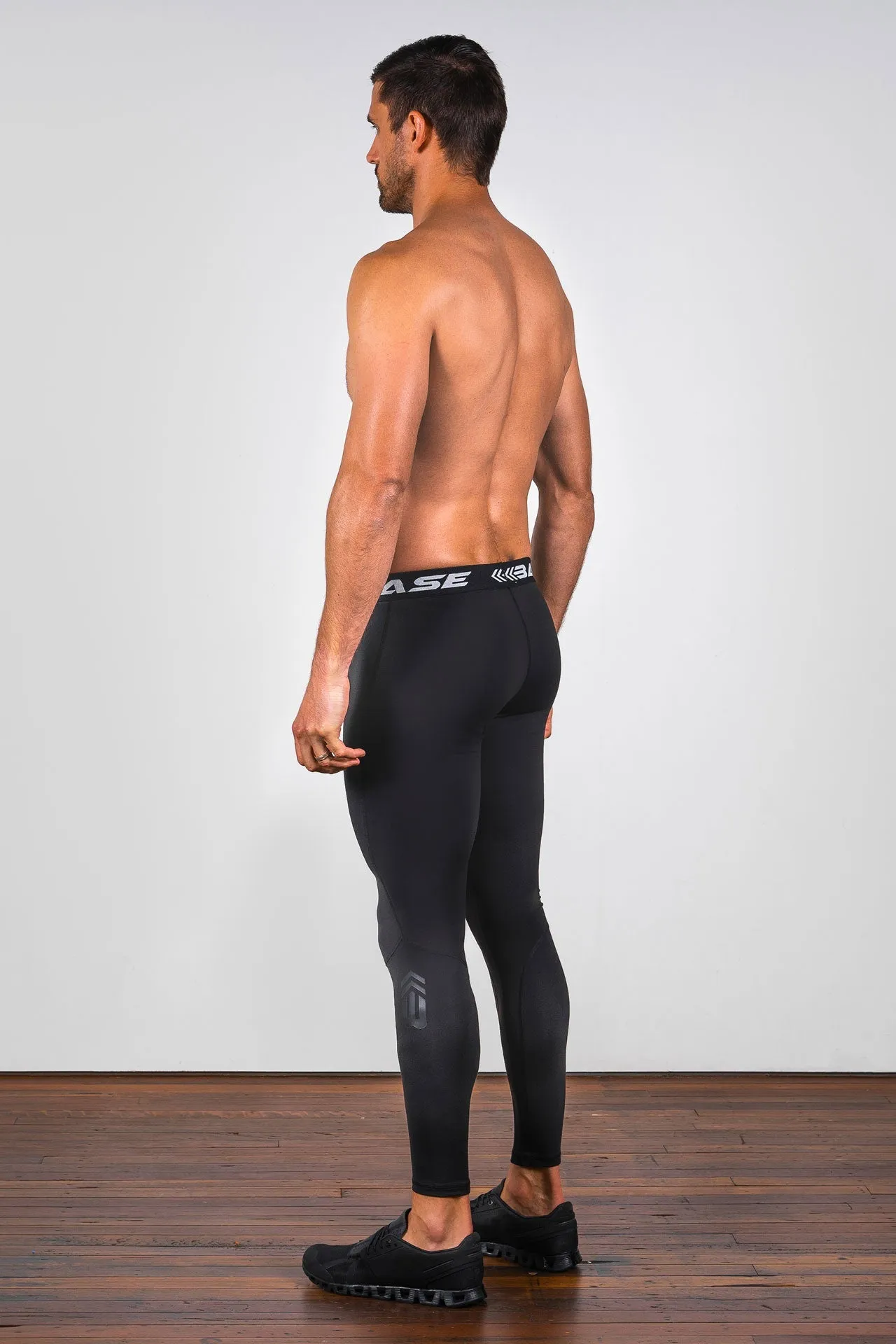 BASE Men's Recovery Compression Tights - Black