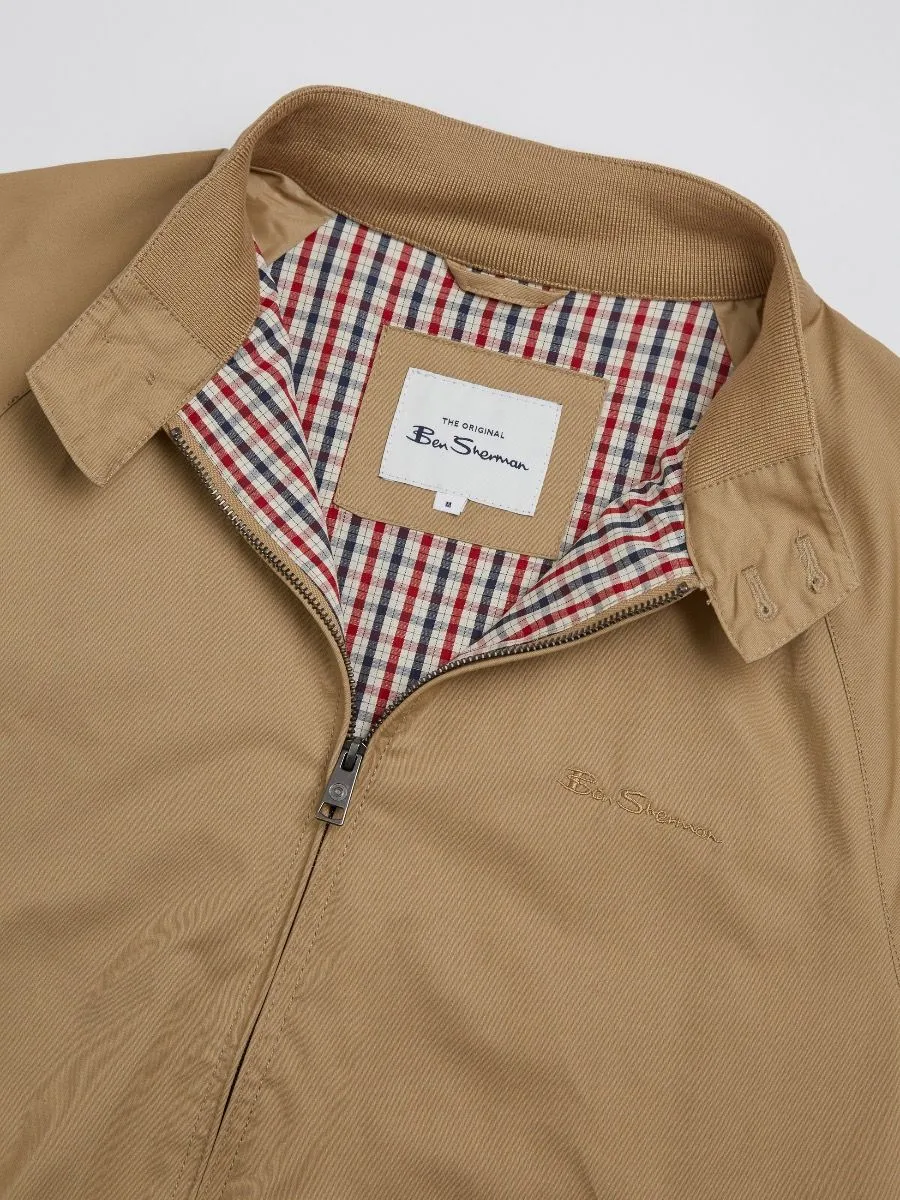 Ben Sherman Sand Signature Casual Harrington Jacket