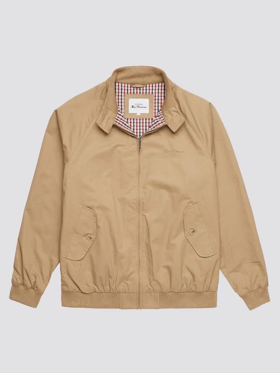 Ben Sherman Sand Signature Casual Harrington Jacket