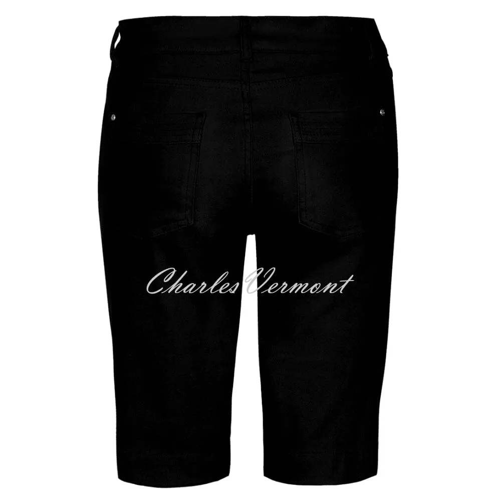 Bermuda Shorts in Black - Dolcezza Style 22204