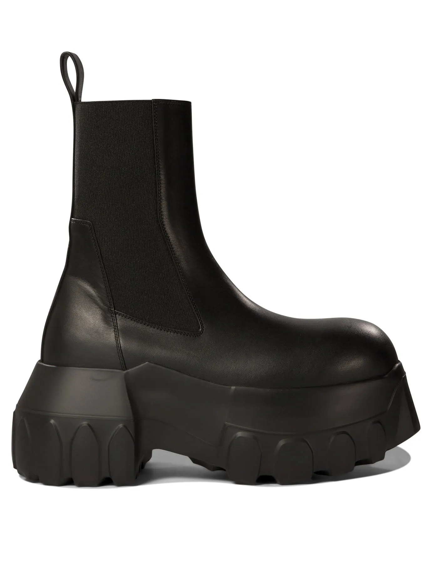 Black Beatle Mega Tractor Ankle Boots