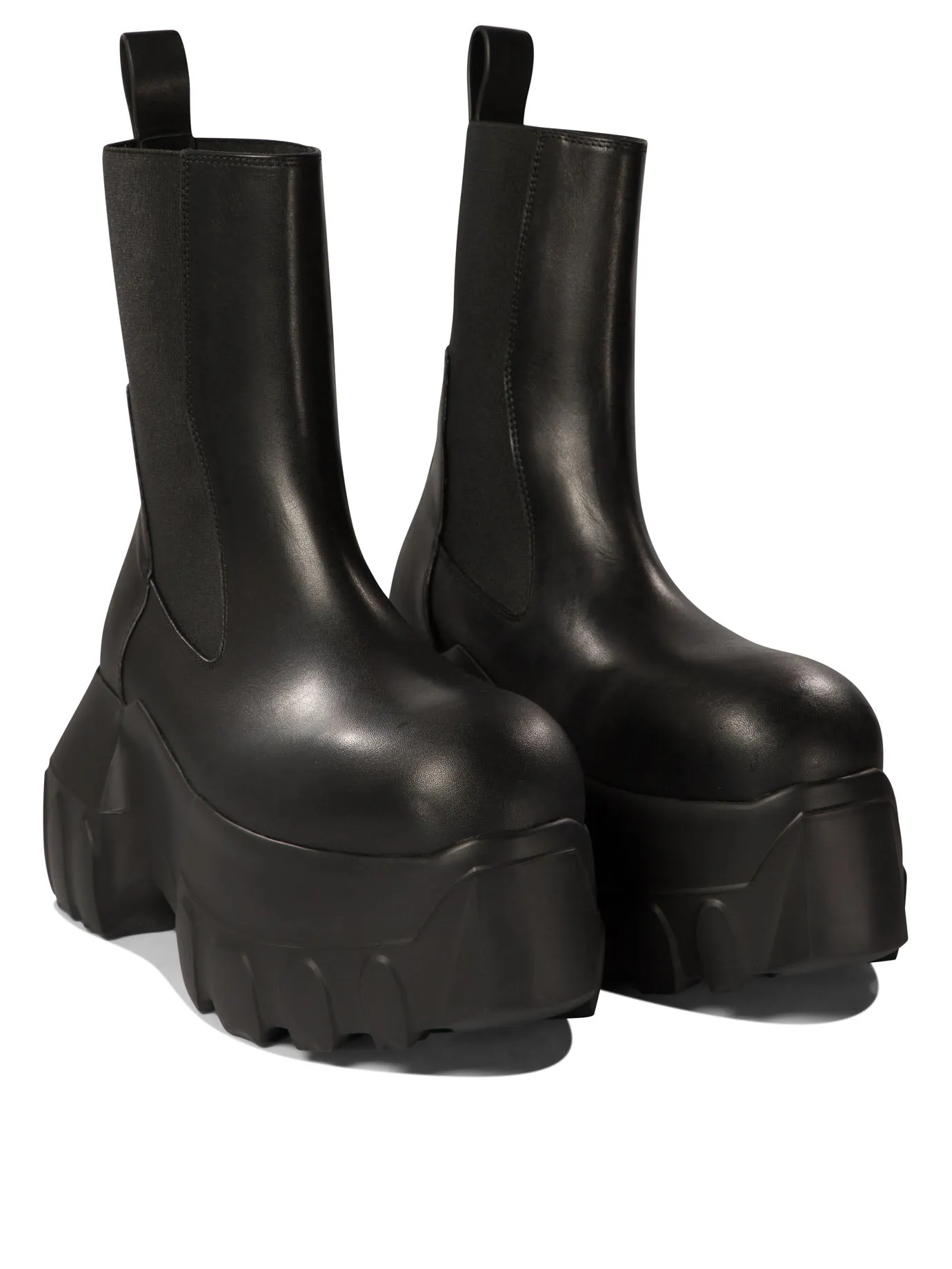 Black Beatle Mega Tractor Ankle Boots