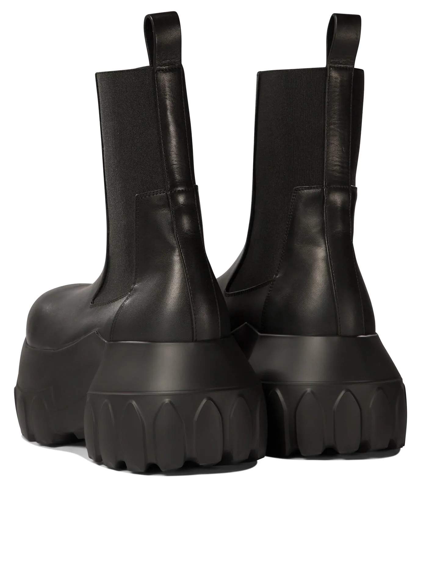 Black Beatle Mega Tractor Ankle Boots