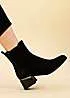 Black Lunar Bluebell Ankle Boots