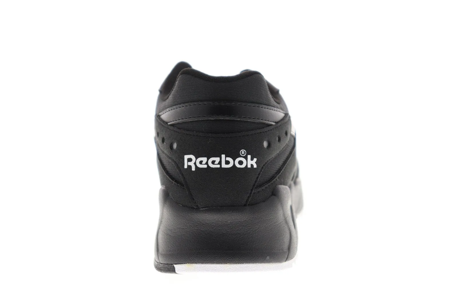 Black Suede Reebok Aztrek 93 DV8665 Mens Casual Low Top Lifestyle Sneakers Shoes