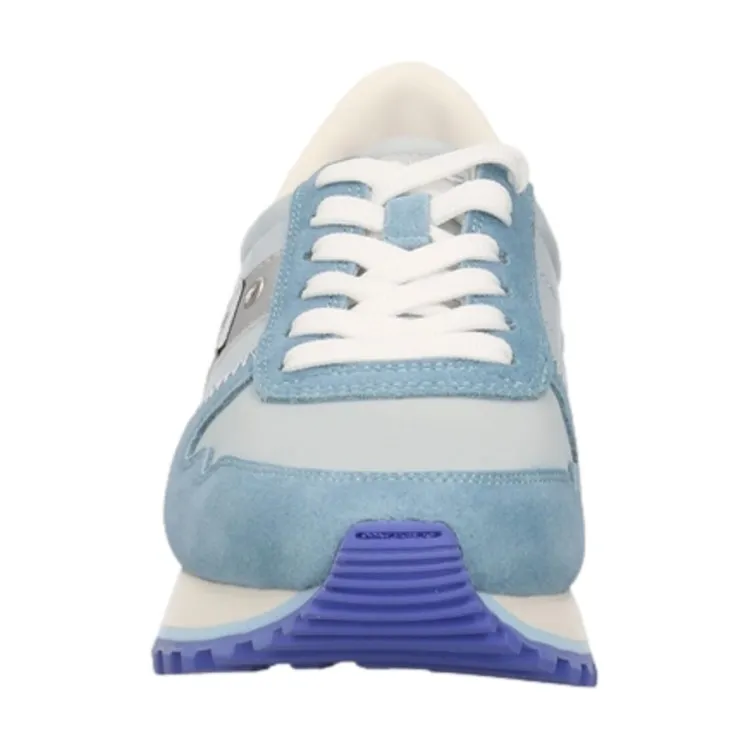 Blue S4MILLEN01/LEM Women's Lace-up Sneakers Azure.