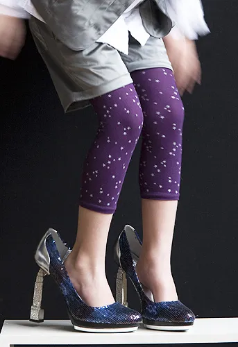 Bonnie Doon Shiny Stars Footless Leggings