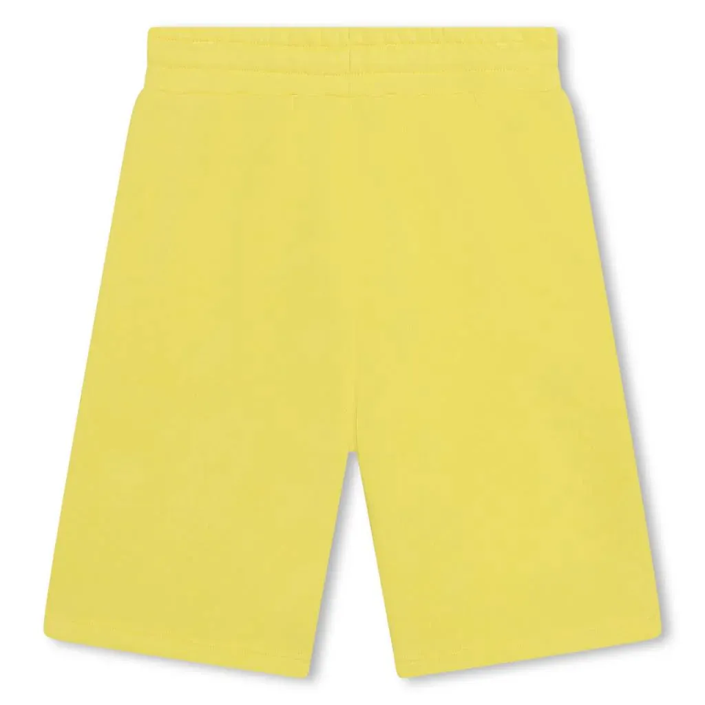 Summer Yellow Logo Shorts by Boss