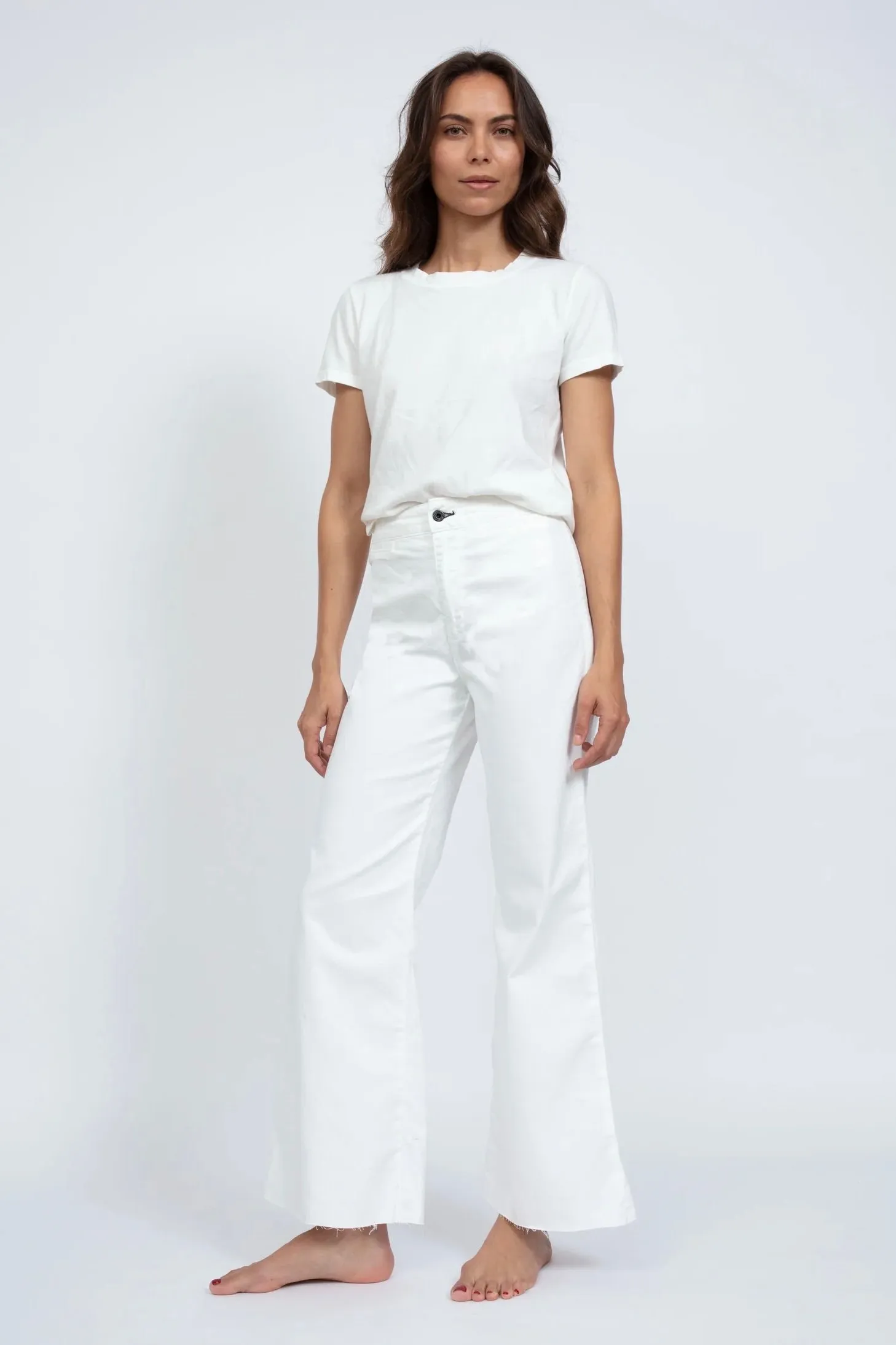 Brighton twill cropped pants