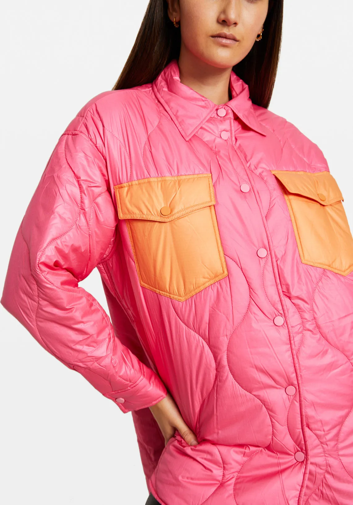 Orange Pink Buckley Jacket