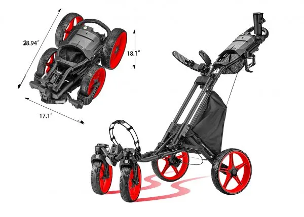 CaddyCruiser ONE Tour - Golf Caddy Cart