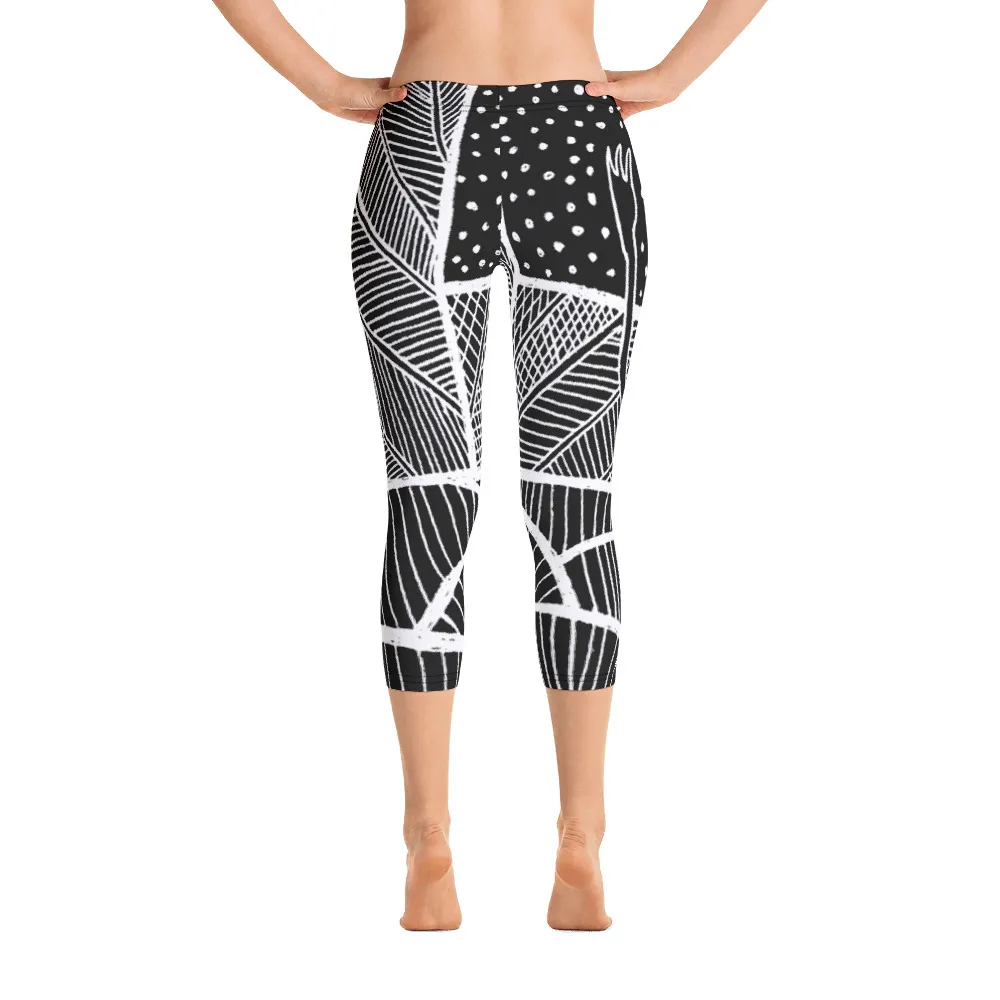 Stylish Capri Leggings inspired by Barton Springs Salamander