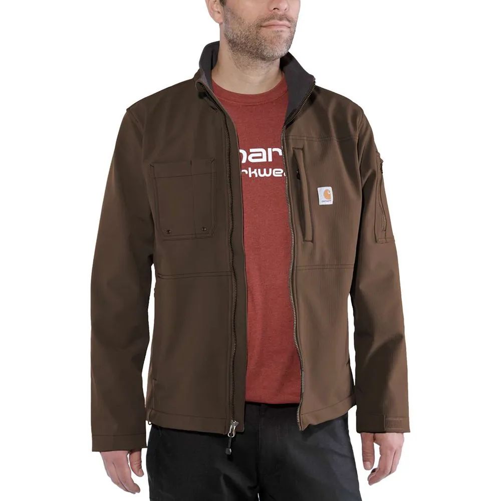 Carhartt 102703 Rough Cut Jacket - Dark Coffee, Mens Outerwear.