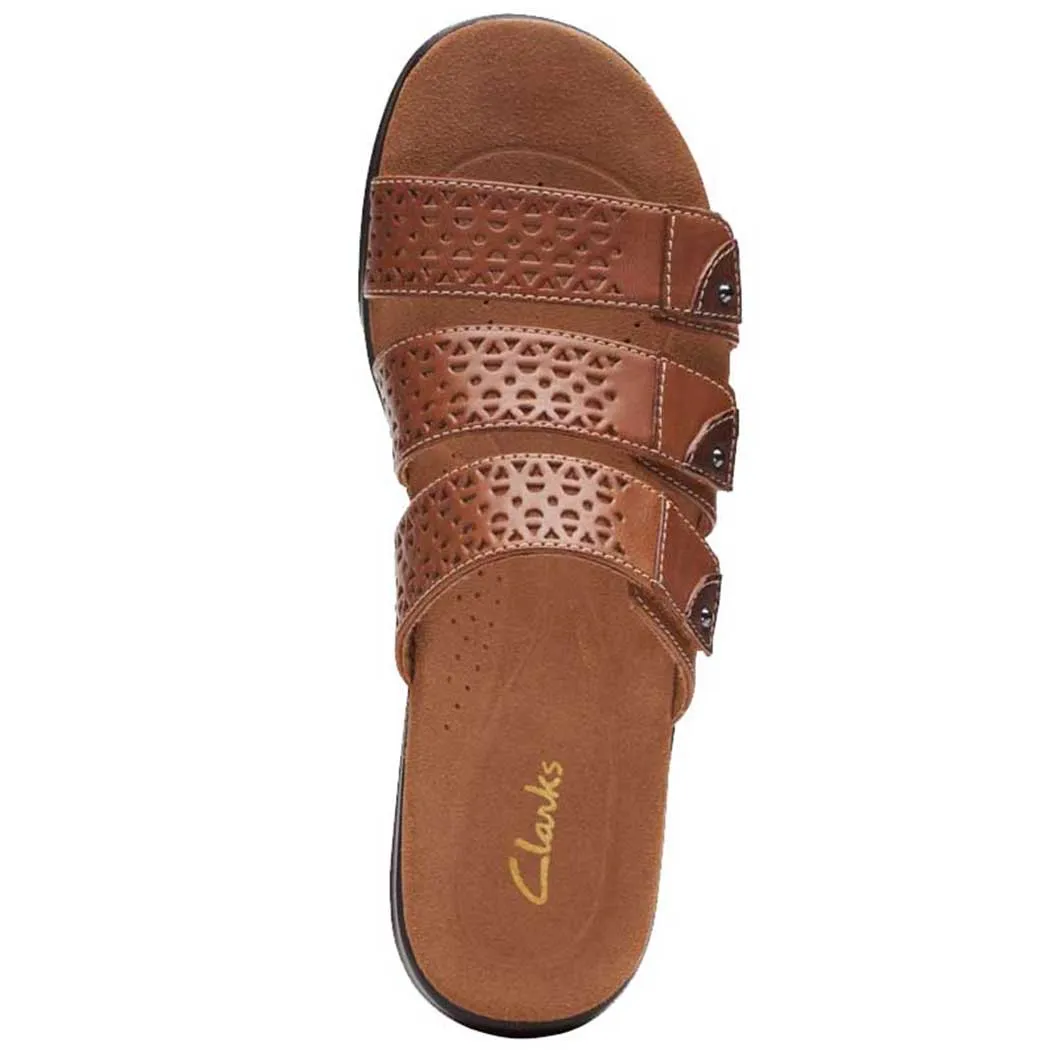 Tan Clarks Kitly Walk Sandals (Women's)