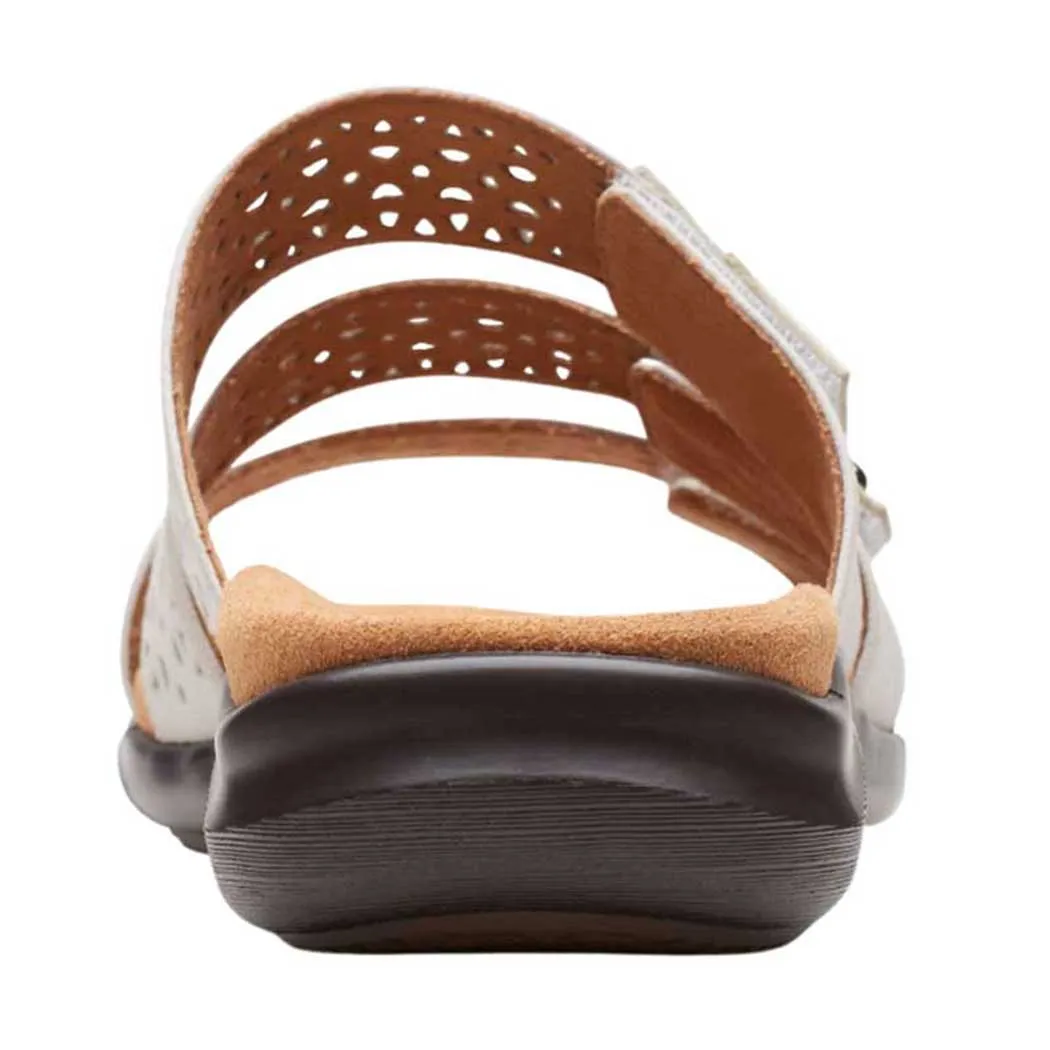 White Clarks Kitly Walk Sandals (Women's)