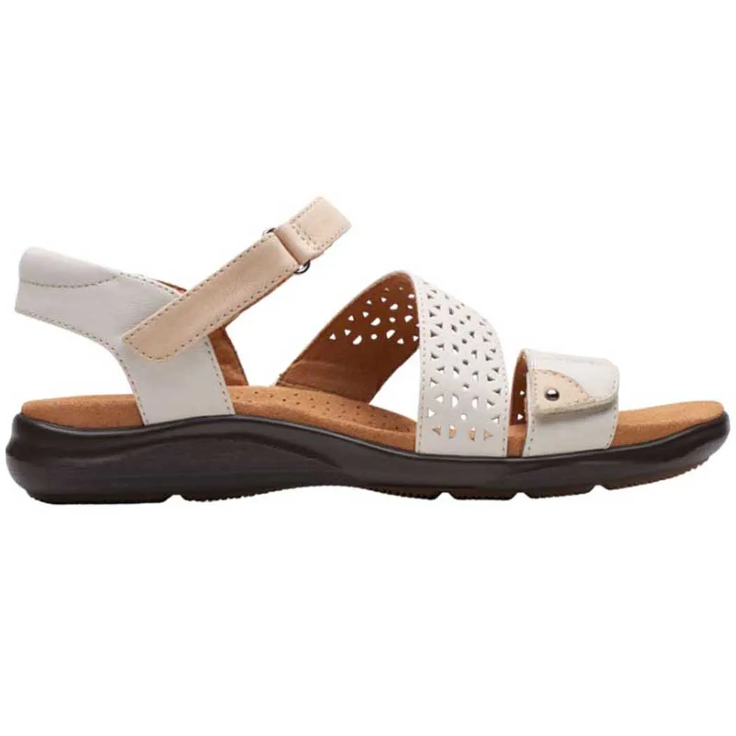 White Clarks Kitly Way Sandals (Women's)