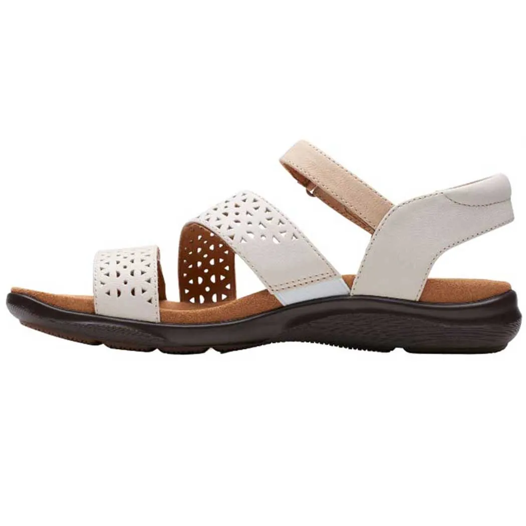 White Clarks Kitly Way Sandals (Women's)