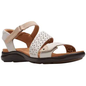 White Clarks Kitly Way Sandals (Women's)